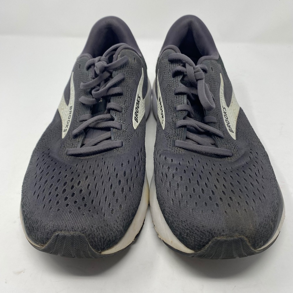 Brooks Ghost 16 Mens Running Shoes Ebony Black Grey 1104181D090 Size 11.5